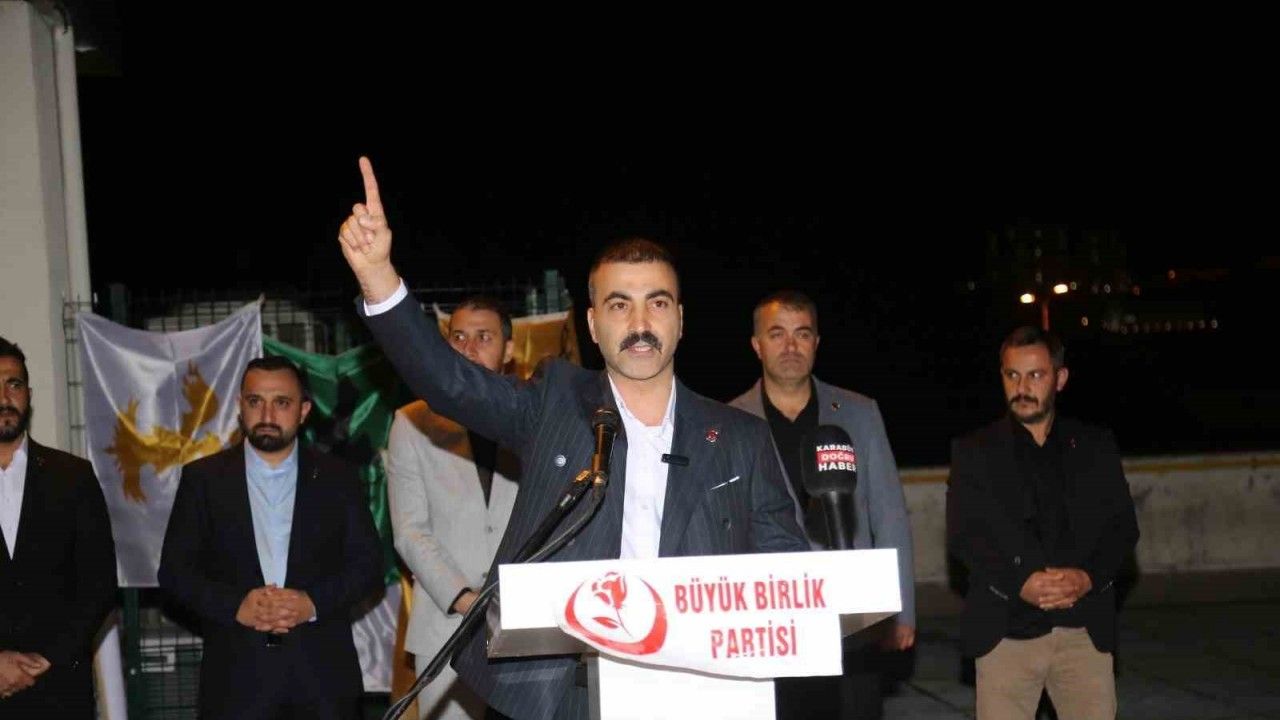 BBP Karabük İl Başkanı Kesgin: "Zulme sessiz kalmak, zulme ortak olmaktır"
