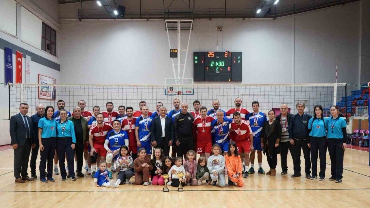 Kamu spor oyunları’nda voleybol heyecanı sona erdi