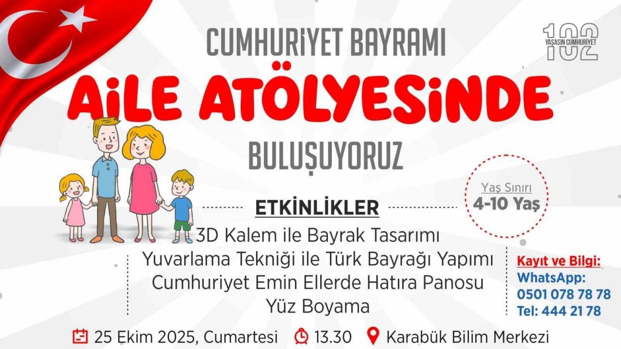 Karabük Belediyesinden 29 Ekim’e özel etkinlik
