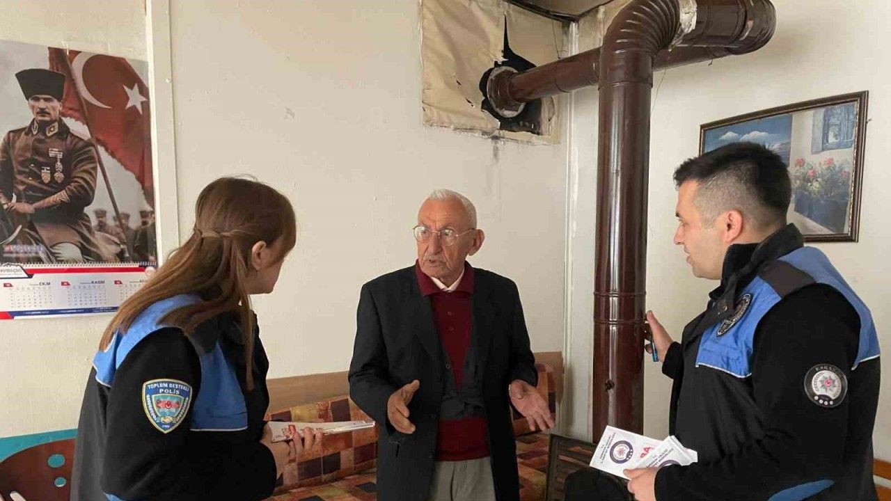 Karabük Emniyeti’nden soba ve şofben zehirlenmelerine karşı bilinçlendirme çalışması