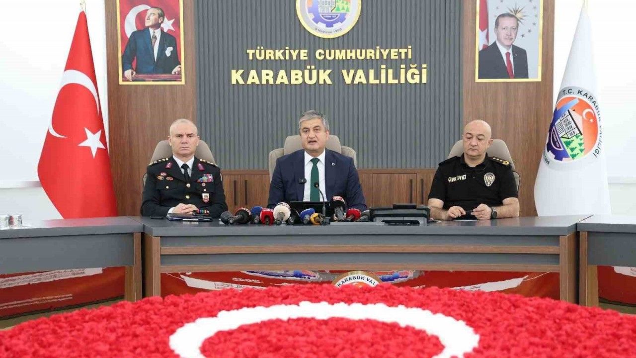 Karabük’te Eylül ayı güvenlik değerlendirme toplantısı yapıldı