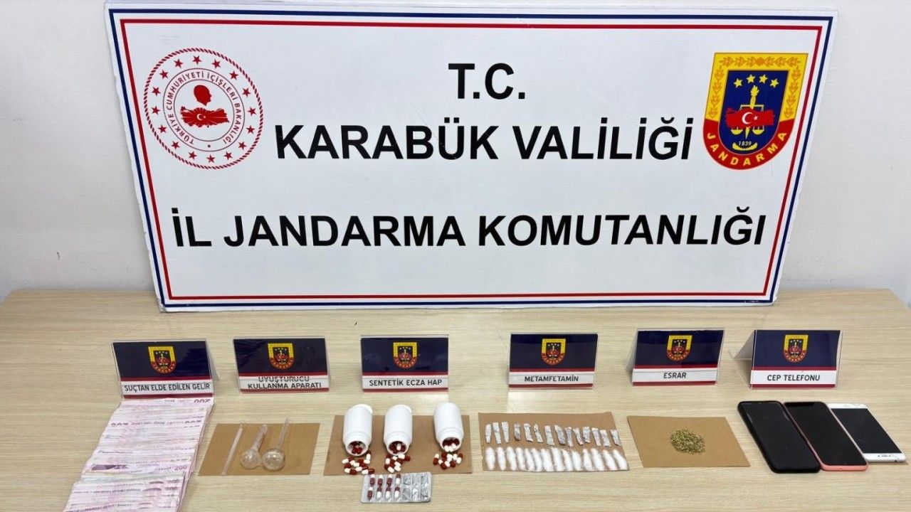 Karabük’te jandarmadan uyuşturucu operasyonu: 2 kişi gözaltına alındı