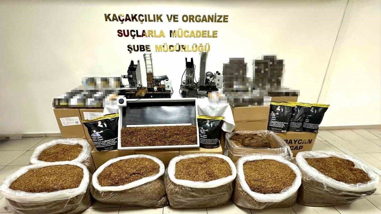 Karabük’te kaçak tütün operasyonu: 2 gözaltı