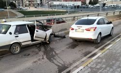 Karabük'te meydana gelen trafik kazasında maddi hasar oluştu