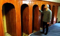 195 yıllık tarihi cami halvet odalarıyla dikkat çekiyor