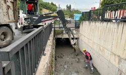 Karabük Belediyesinden dere yataklarında temizlik çalışması