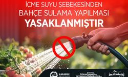Karabük’te içme suyu şebekesinden bahçe sulama yasaklandı