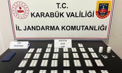 Karabük’te 353 adet sentetik ecza hap ele geçirildi
