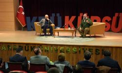 KBÜ'de Ömer Özkök ve Hikmet Genç öğrencilerle bir araya geldi