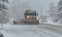 Ahmetusta geçidi'nde kar mesaisi: Ekipler seferber oldu