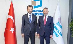 Rektör Kırışık, BİK Genel Müdürü Abdulkadir Çay ile bir araya geldi