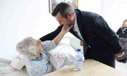 Başkan Çetinkaya'dan yaşlılara 'vefa' ziyareti