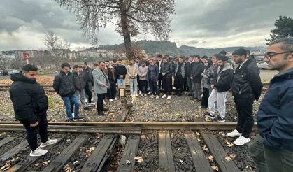 KBÜ'lü Öğrenciler TCDD Karabük'te saha çalışması yaptı