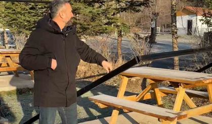 Parklardan sonra mesire alanına da zarar verdiler