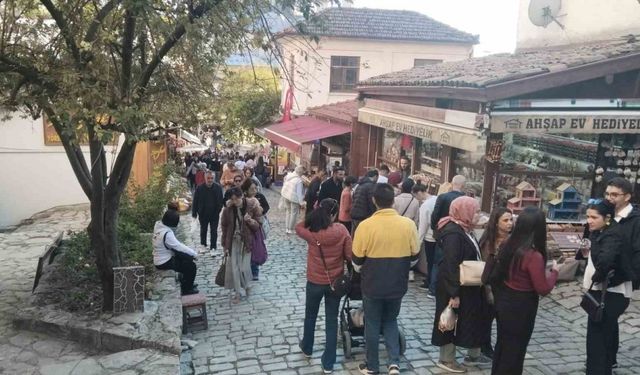 UNESCO kenti Safranbolu’da hafta sonu hareketliliği