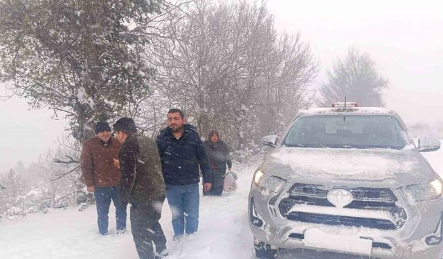 Hasta kadını hastaneye ormancılar yetiştirdi