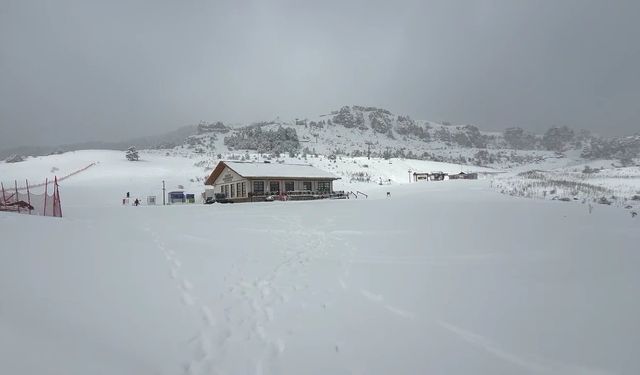 Karabük’te kar yağışı etkili oluyor