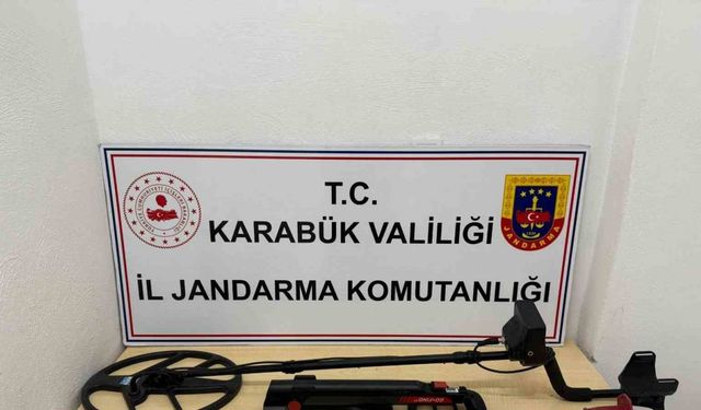 Karabük’te izinsiz kazı yapan 2 kişi suçüstü yakalandı