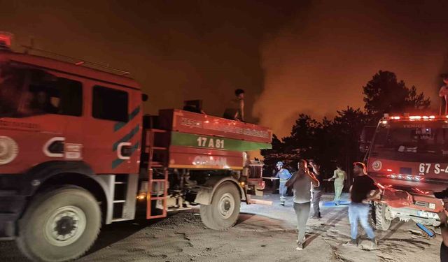 Karabük’te orman yangını büyüyor, iki mahalle tahliye edildi