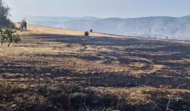 Karabük’te çıkan anız yangını kontrol altına alındı