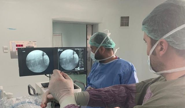 Karabük’te ilk kez perkütan stabilizasyon ameliyatı yapıldı