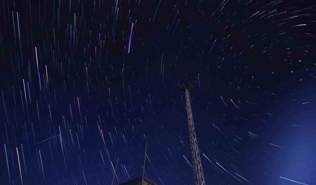 Karabük’te meteor yağmuru görsel şölen oluşturdu