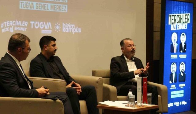 Rektör Kırışık, "Tercihler Bize Emanet" programında gençlerle buluştu