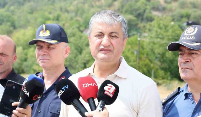 Vali Yavuz, "Orman yangını tek bir noktada devam ediyor’