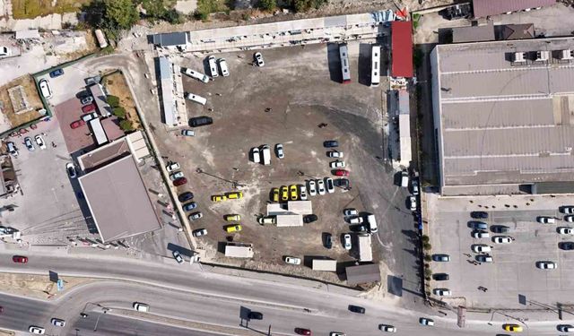 Karabük’te geçici terminal hizmet vermeye başladı