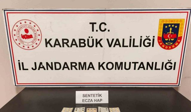 Karabük’te 47 adet uyuşturucu hap ele geçirildi