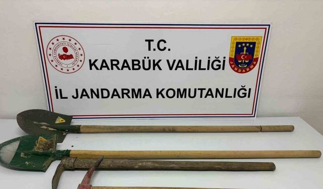 Karabük’te izinsiz kazı yapan 3 kişi suçüstü yakalandı