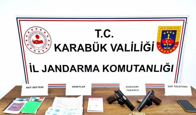 Karabük’te tefecilik operasyonu: 2 gözaltı