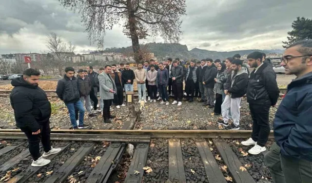 KBÜ'lü Öğrenciler TCDD Karabük'te saha çalışması yaptı