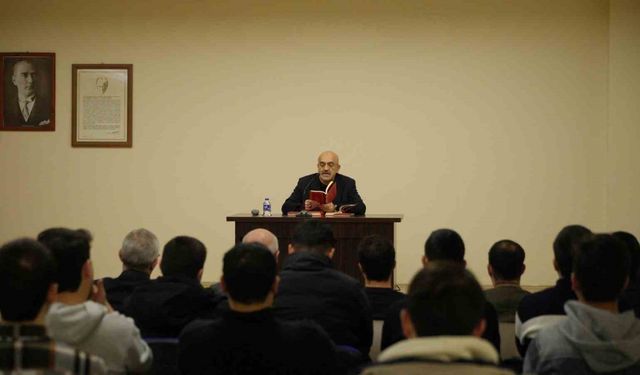 KBÜ'de 'Nübüvvetin İspatı' söyleşisi gerçekleştirildi