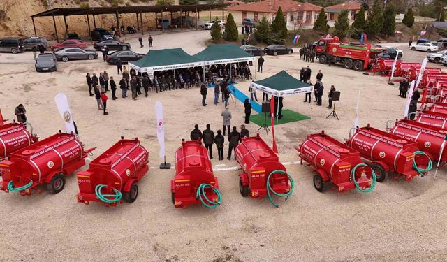 Orman köylerine 20 yeni tanker, yanan sahalara da tohumlama