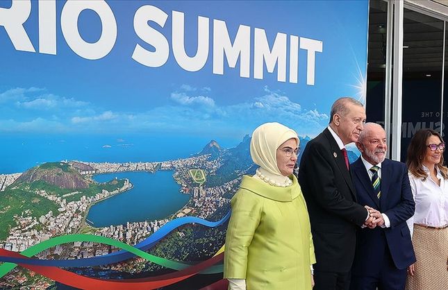 Cumhurbaşkanı Erdoğan, G20 Liderler Zirvesi resmi karşılama törenine katıldı