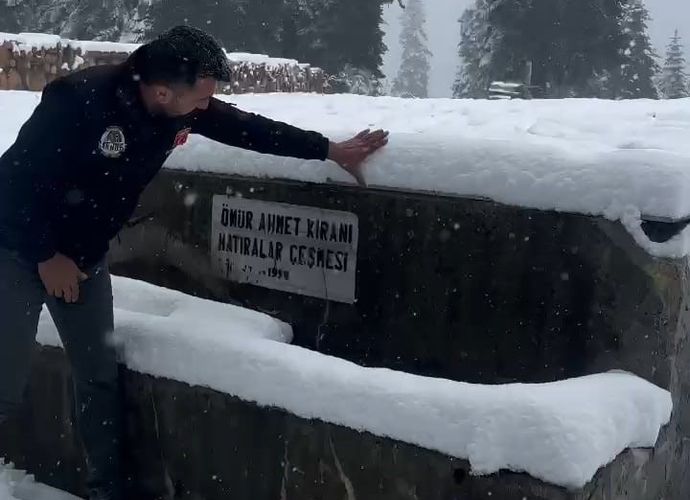 Karabük’te kar kalınlığı 20 santimetreyi aştı