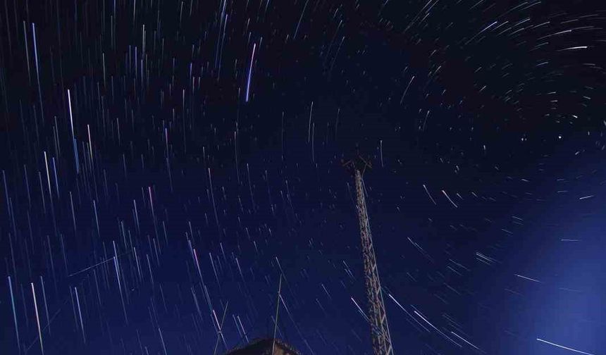 Karabük’te meteor yağmuru görsel şölen oluşturdu
