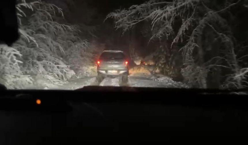 Karabük’ün yüksek kesimlerinde kar kalınlığı 40 santimetreye ulaştı