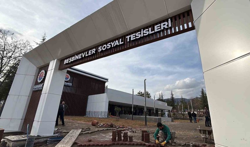 Karabük'te yeni bir sosyal tesis hizmete açılmaya hazırlanıyor