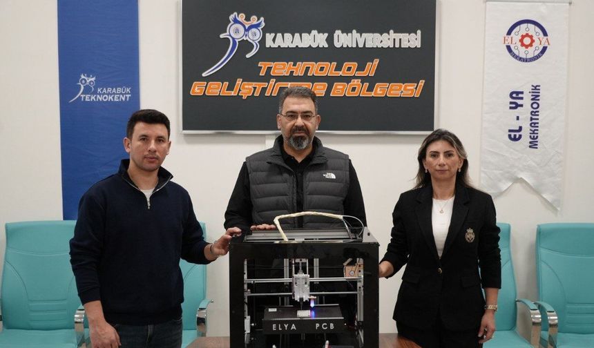 KBÜ'lü akademisyenden Türkiye'de ilk, dünyada ikinci: Zeki PCB üretim makinesi geliştirildi