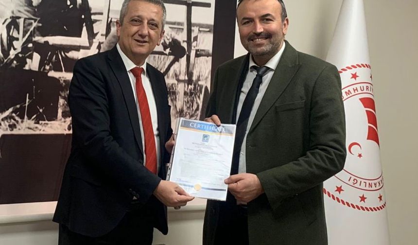 Safranova'ya organik tarım sertifikası