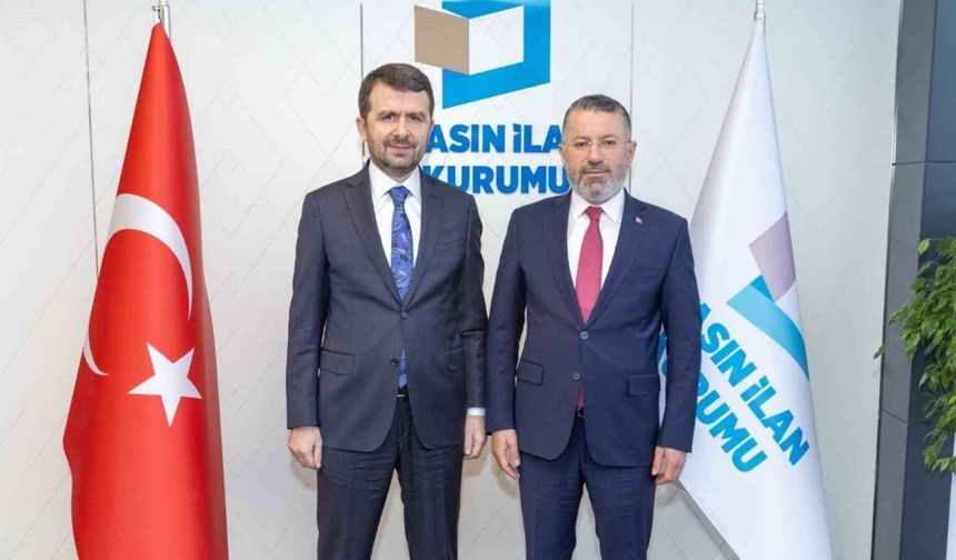 Rektör Kırışık, BİK Genel Müdürü Abdulkadir Çay ile bir araya geldi