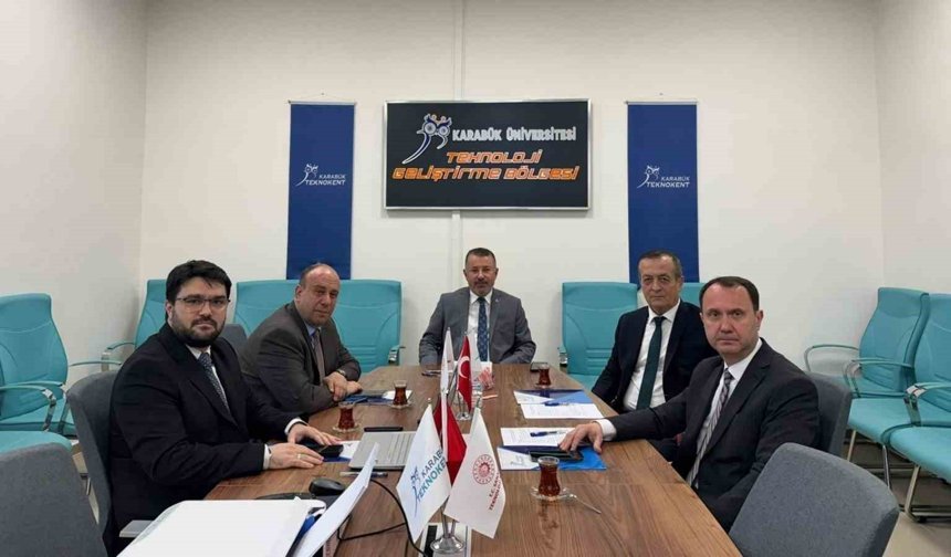 Karabük Teknokent'te mart ayı yönetim kurulu toplantısı yapıldı