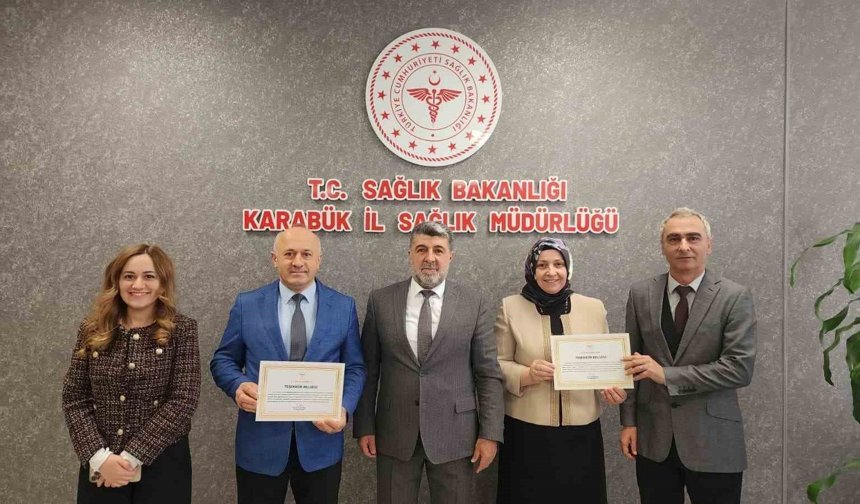 Karabük'te hastaneye anne ve bebek sağlığında iki başarı belgesi