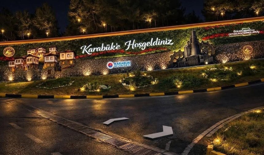 Şehir girişlerine estetik görünüm kazandırılıyor