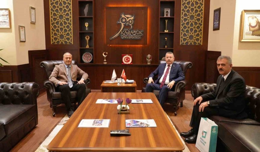 BİK Ankara Bölge Müdürü Çelik'ten Rektör Kırışık'a ziyaret