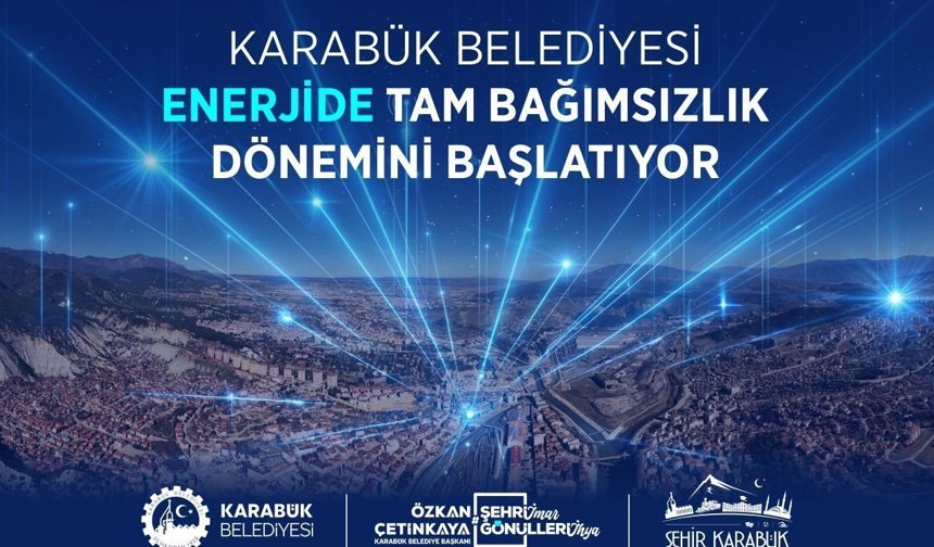 Karabük Belediyesi kendi enerjisini üretmeye hazırlanıyor