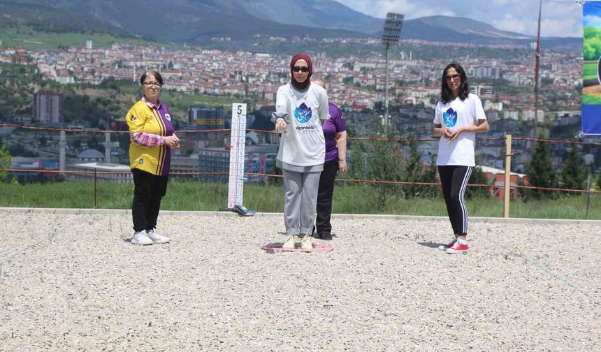 Karabük'te özel çocuk anneleri bocce etkinliğinde buluştu