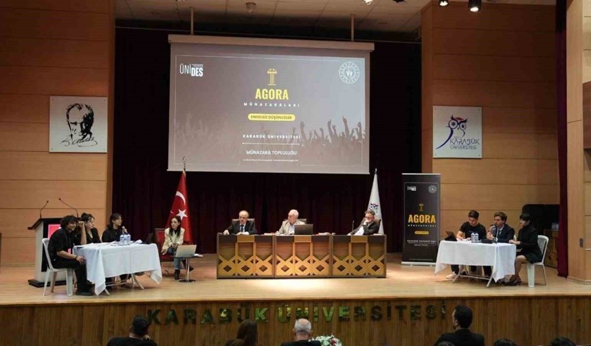 KBÜ'de 'Engelsiz Düşünceler' kapsamında münazara etkinliği düzenlendi